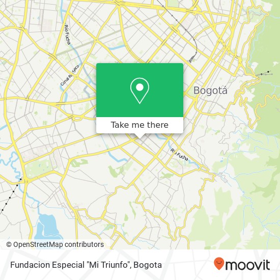 Fundacion Especial "Mi Triunfo" map