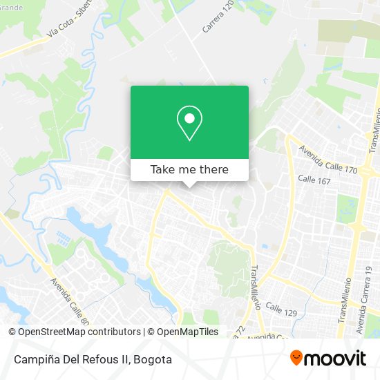 Campiña Del Refous II map