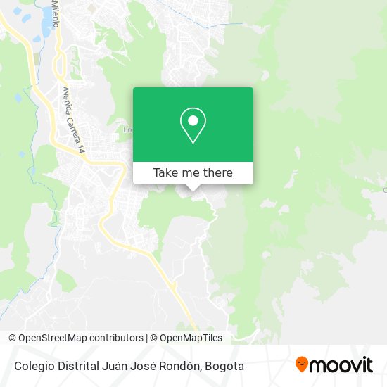 Colegio Distrital Juán José Rondón map