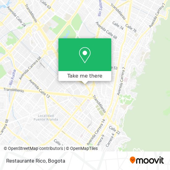 Restaurante Rico map