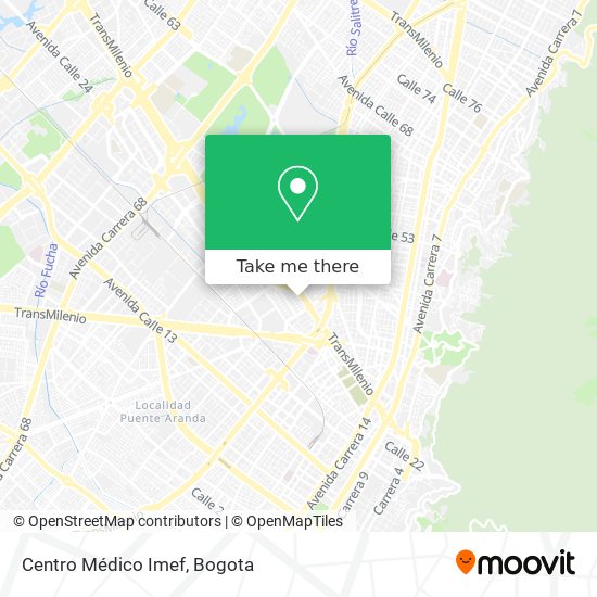 Centro Médico Imef map