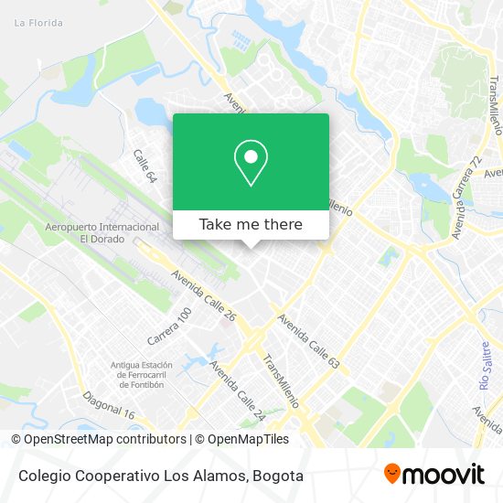 Colegio Cooperativo Los Alamos map