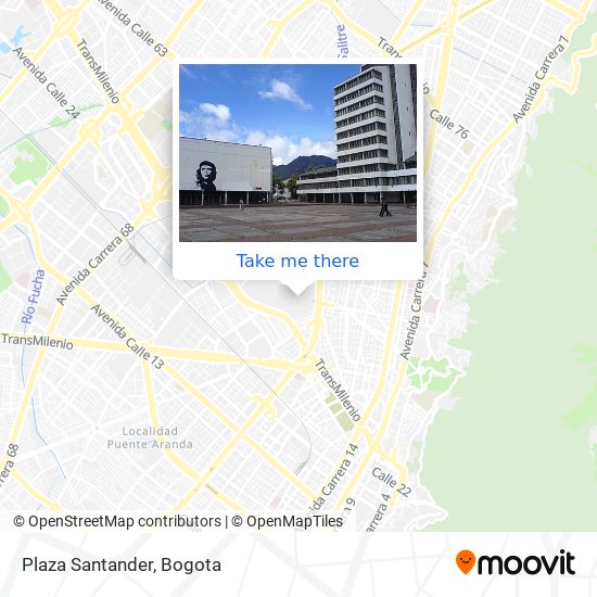 Plaza Santander map