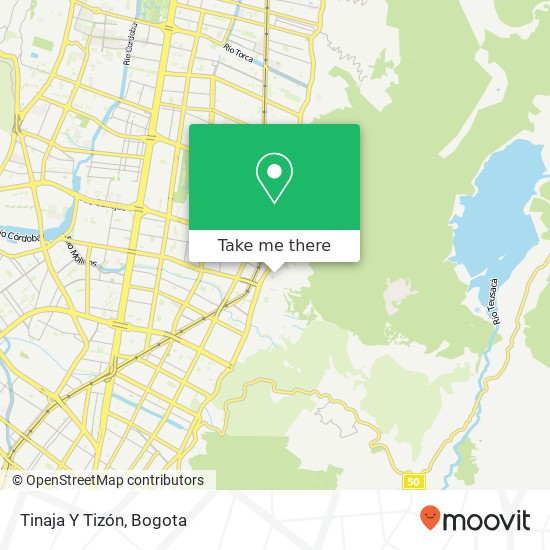 Tinaja Y Tizón map