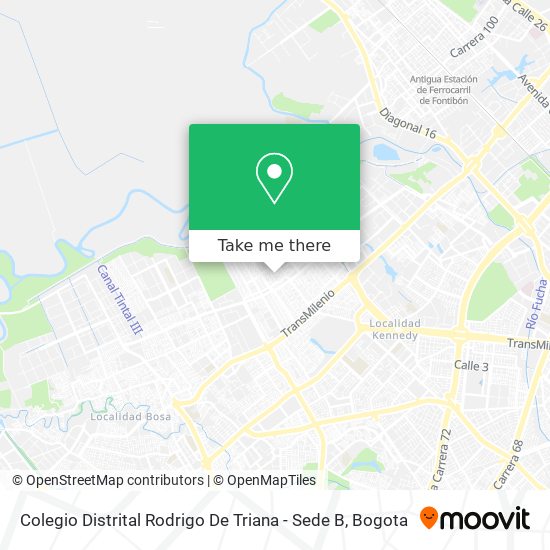 Colegio Distrital Rodrigo De Triana - Sede B map