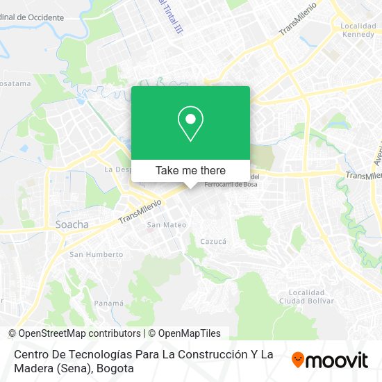 Centro De Tecnologías Para La Construcción Y La Madera (Sena) map