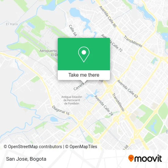 San Jose map