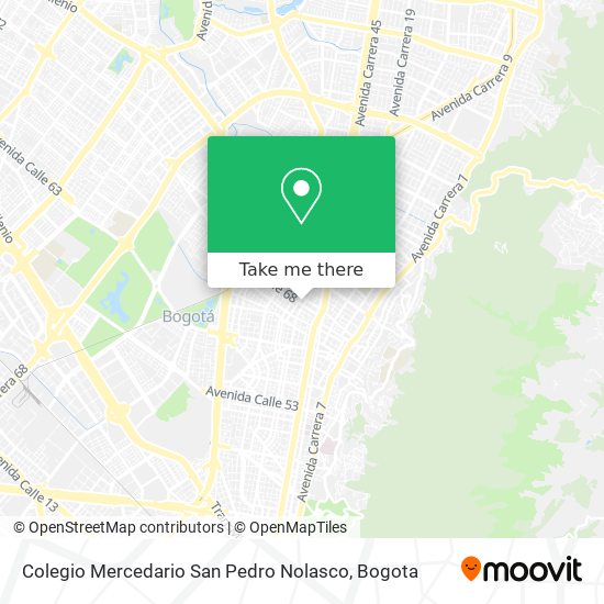 Colegio Mercedario San Pedro Nolasco map