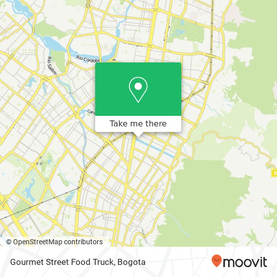 Gourmet Street Food Truck map