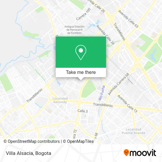 Villa Alsacia map