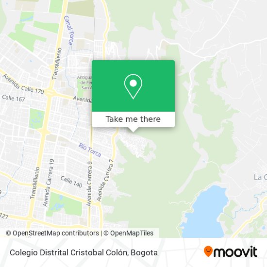 Colegio Distrital Cristobal Colón map