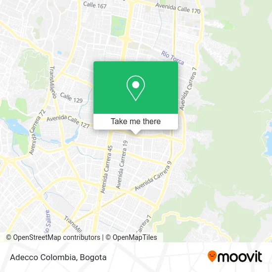 Adecco Colombia map