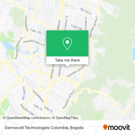 Dermocell Technologies Colombia map