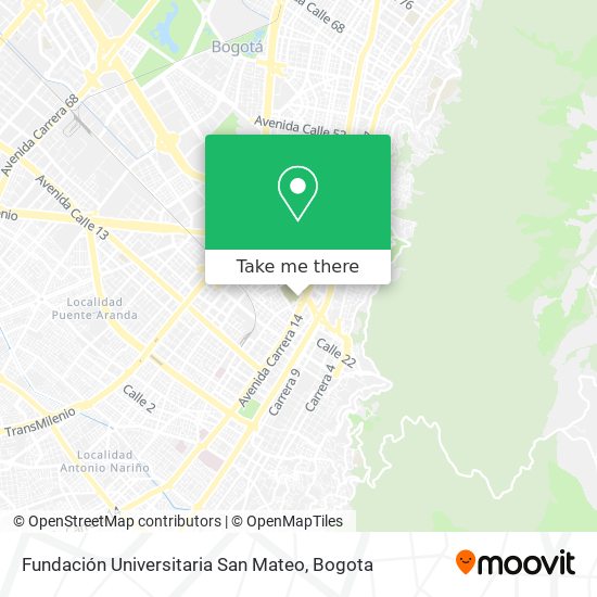 Fundación Universitaria San Mateo map