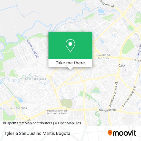 Iglesia San Justino Martir map