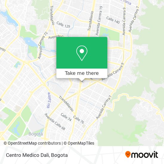 Centro Medico Dali map