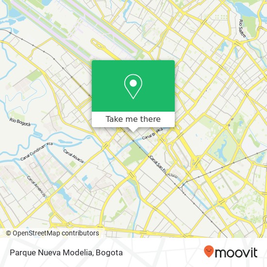 Parque Nueva Modelia map