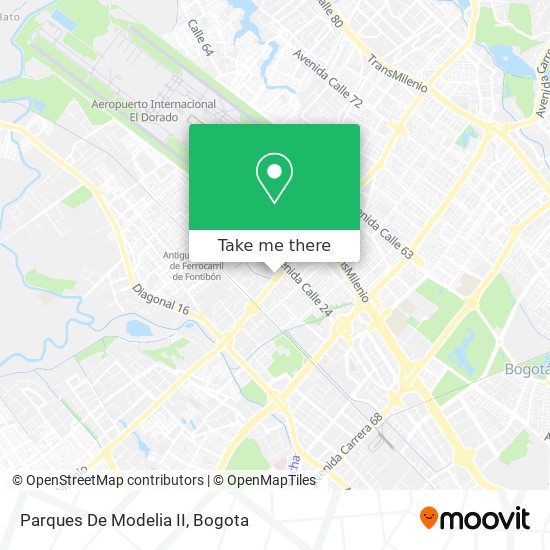 Parques De Modelia II map