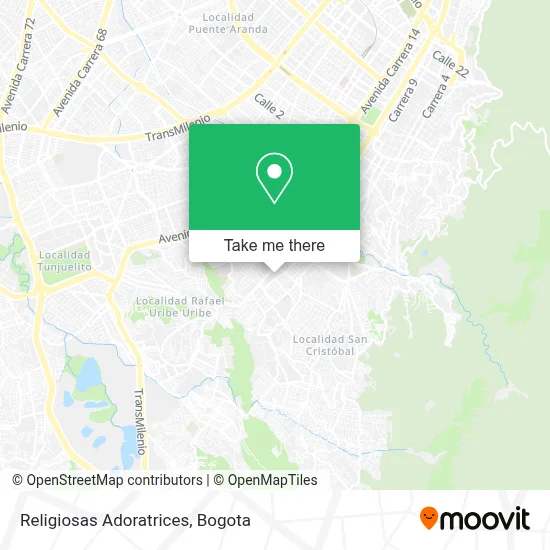 Religiosas Adoratrices map