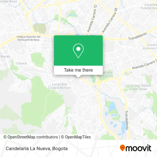 Mapa de Candelaria La Nueva