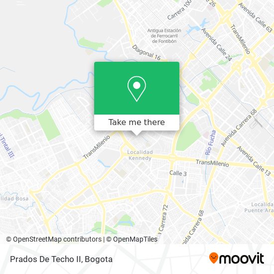 Prados De Techo II map