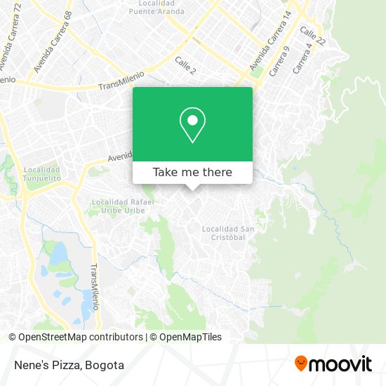 Nene's Pizza map