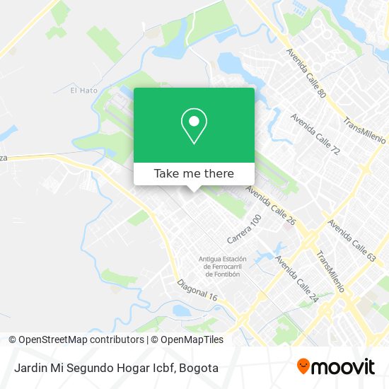 Mapa de Jardin Mi Segundo Hogar Icbf