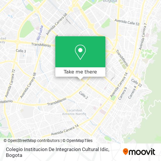 Colegio Institucion De Integracion Cultural Idic map