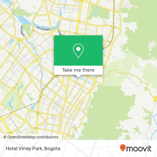 Hotel Virrey Park map