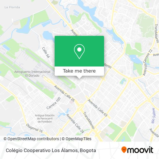 Mapa de Colégio Cooperativo Los Álamos