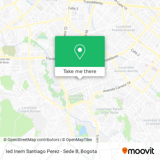 Mapa de Ied Inem Santiago Perez - Sede B
