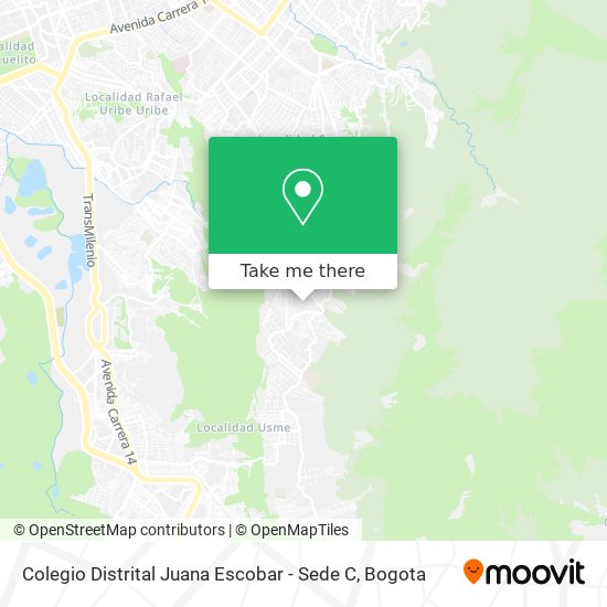 Colegio Distrital Juana Escobar - Sede C map