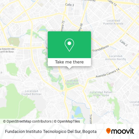 Fundacion Instituto Tecnologico Del Sur map