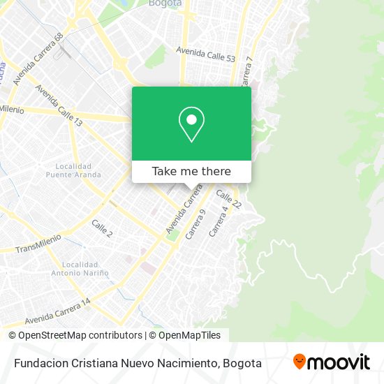 Fundacion Cristiana Nuevo Nacimiento map