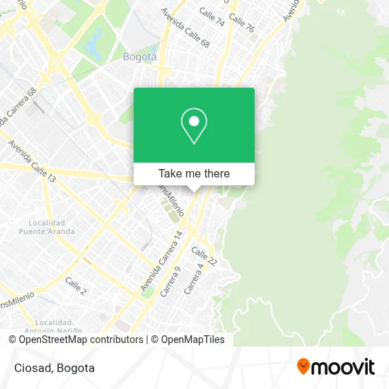 Ciosad map