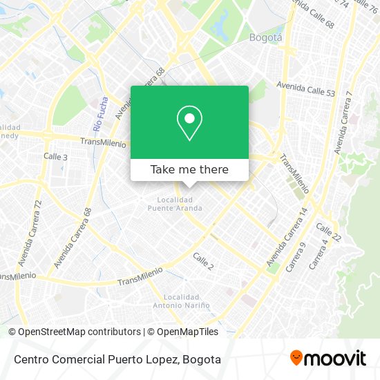 Centro Comercial Puerto Lopez map