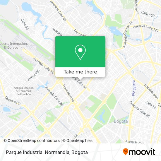 Mapa de Parque Industrial Normandia