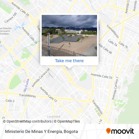 Ministerio De Minas Y Energía map