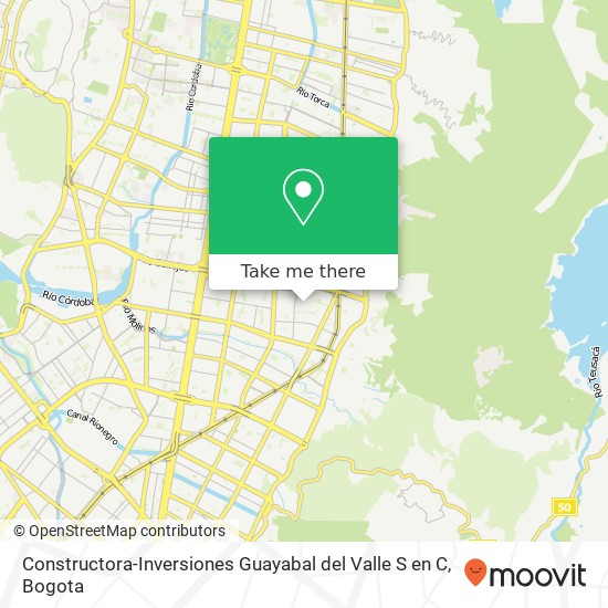 Constructora-Inversiones Guayabal del Valle S en C map