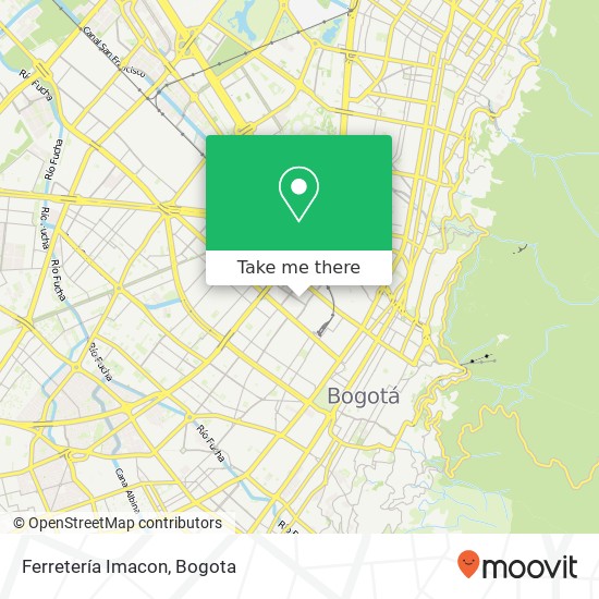 Ferretería Imacon map