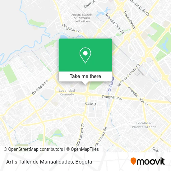 Artis Taller de Manualidades map