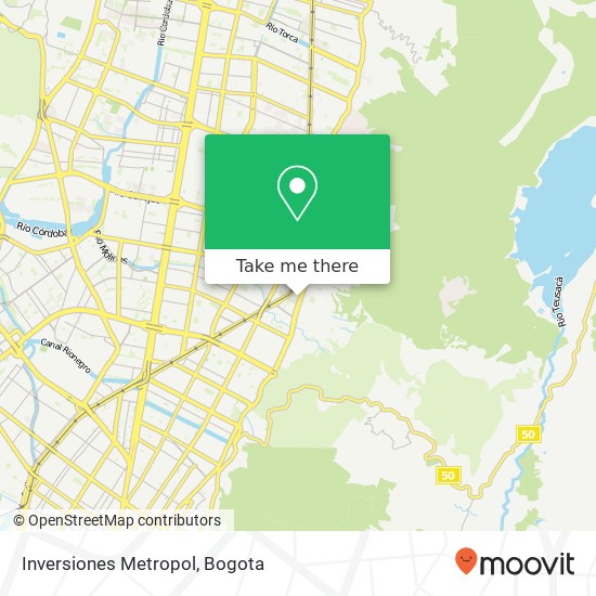 Inversiones Metropol map
