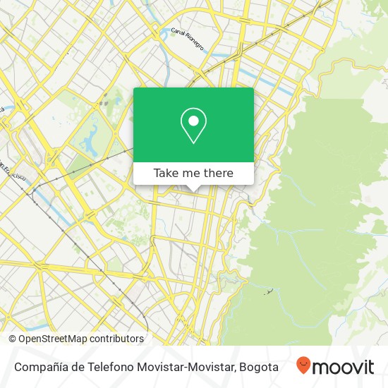 Compañía de Telefono Movistar-Movistar map