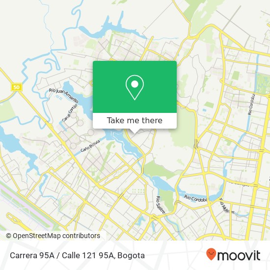 Carrera 95A / Calle 121 95A map