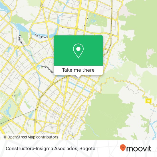 Constructora-Insigma Asociados map