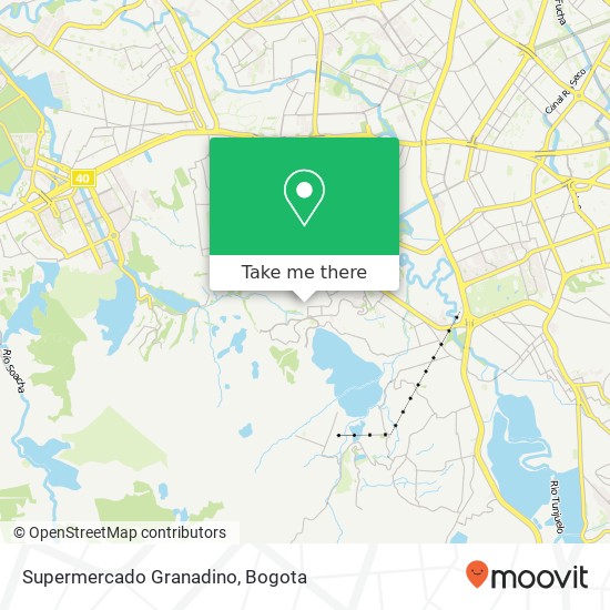 Supermercado Granadino map