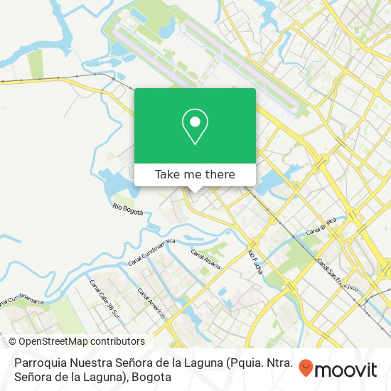 Mapa de Parroquia Nuestra Señora de la Laguna (Pquia. Ntra. Señora de la Laguna)