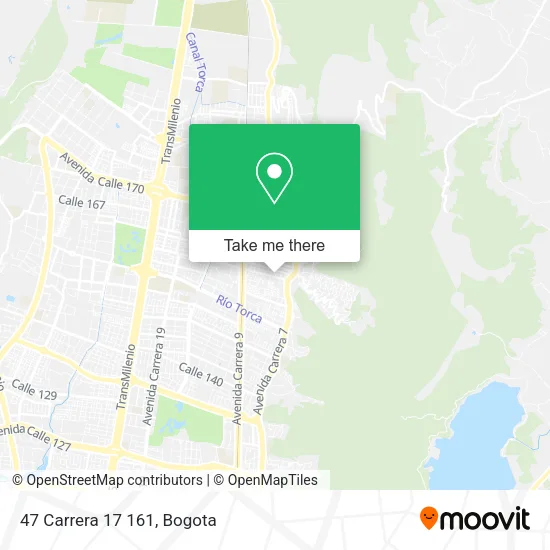 47 Carrera 17 161 map