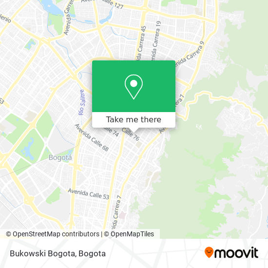 Bukowski Bogota map