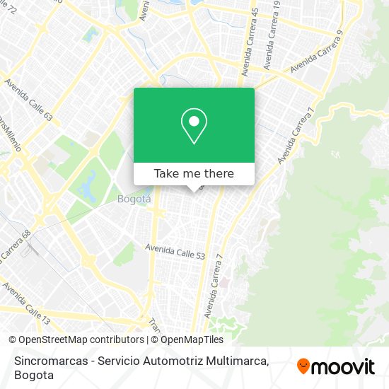 Mapa de Sincromarcas - Servicio Automotriz Multimarca